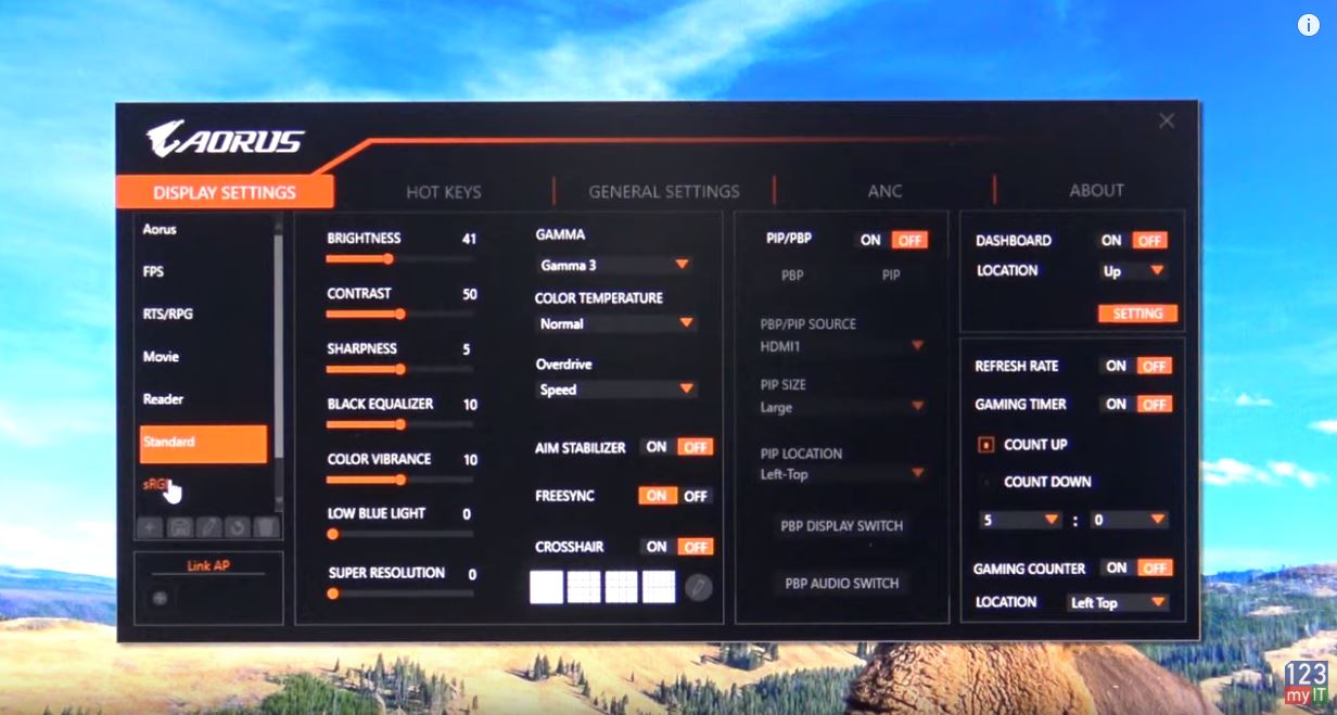 AORUS OSD Side Kick