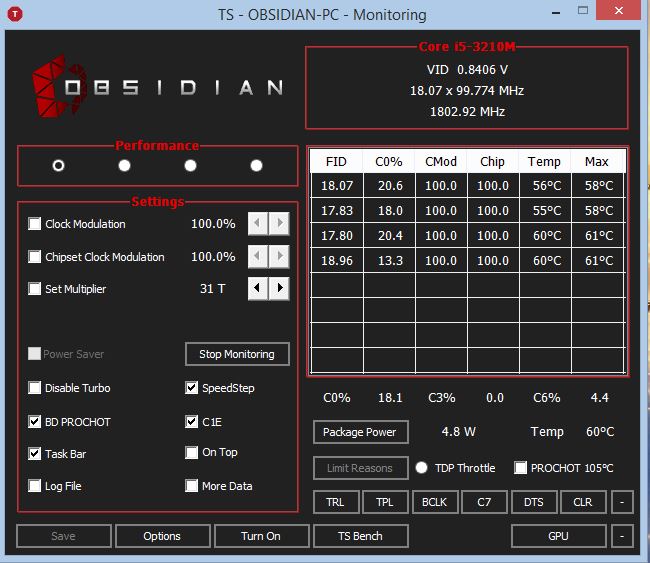 Throttle Stop - Game Lag