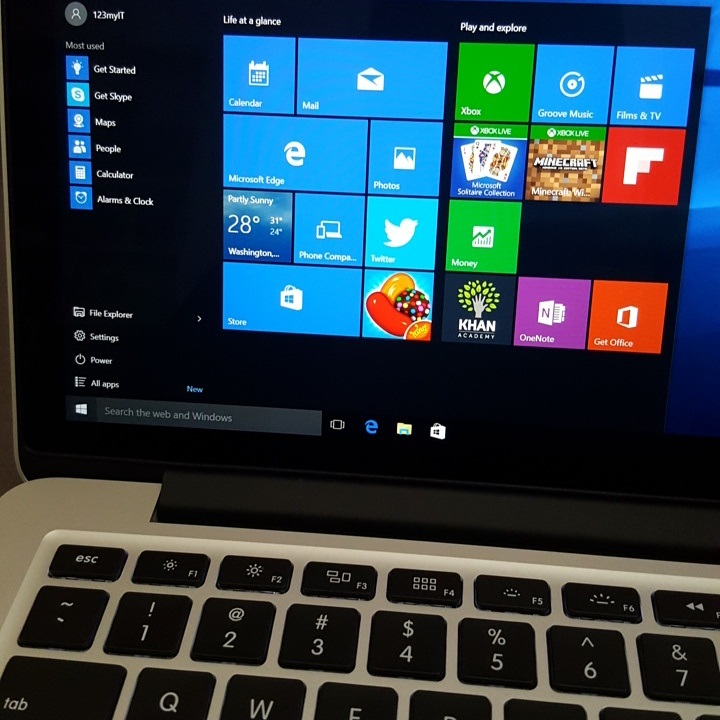 Windows 10 on MacBook Pro 2015 - 123myIT