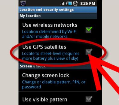 Android GPS Settings