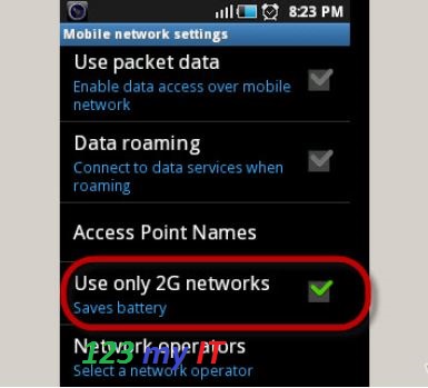 Android Network Mode