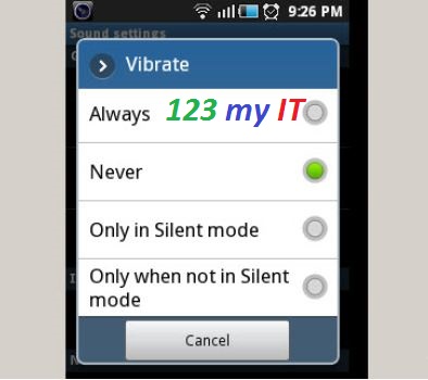 Android Vibrate