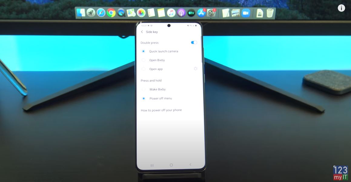 change bixby side button