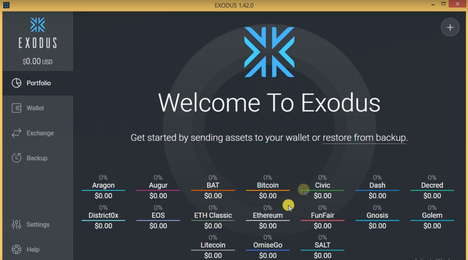 Exodus Wallet