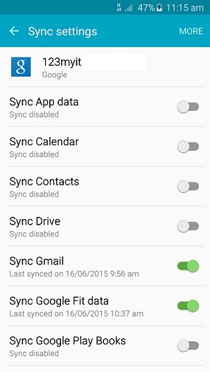 Gmail Settings Android