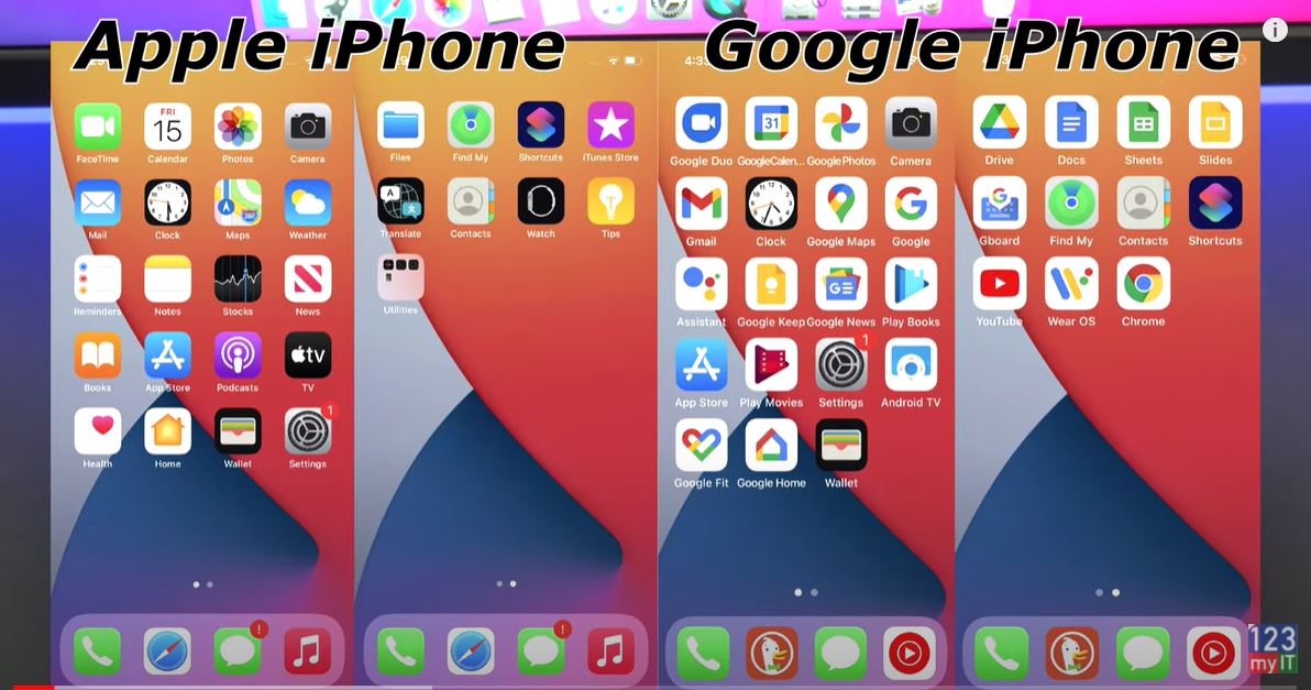 Google iPhone