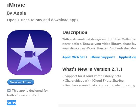 iMovie byr Apple