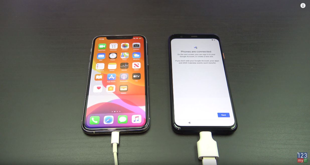 iPhone to pixel 4