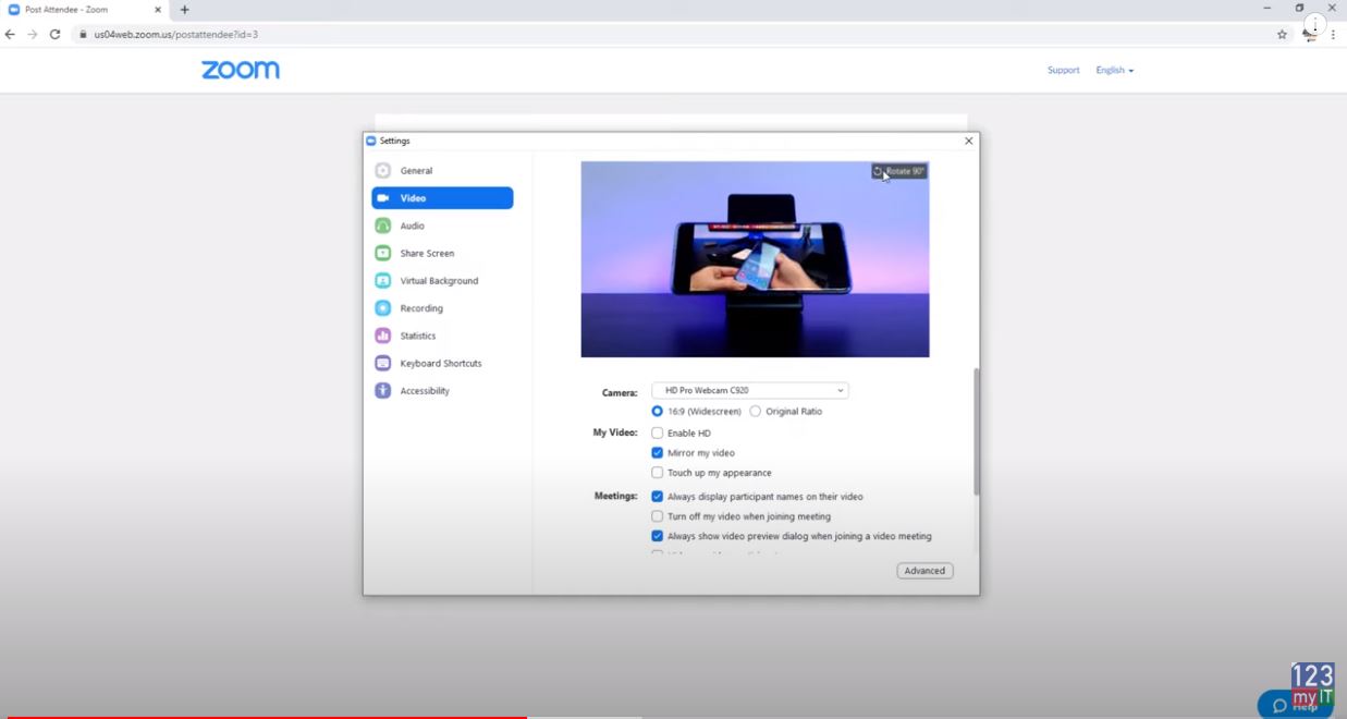 Join a zoom meeting
