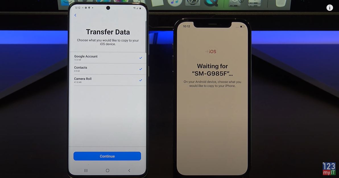 from android to iphone
