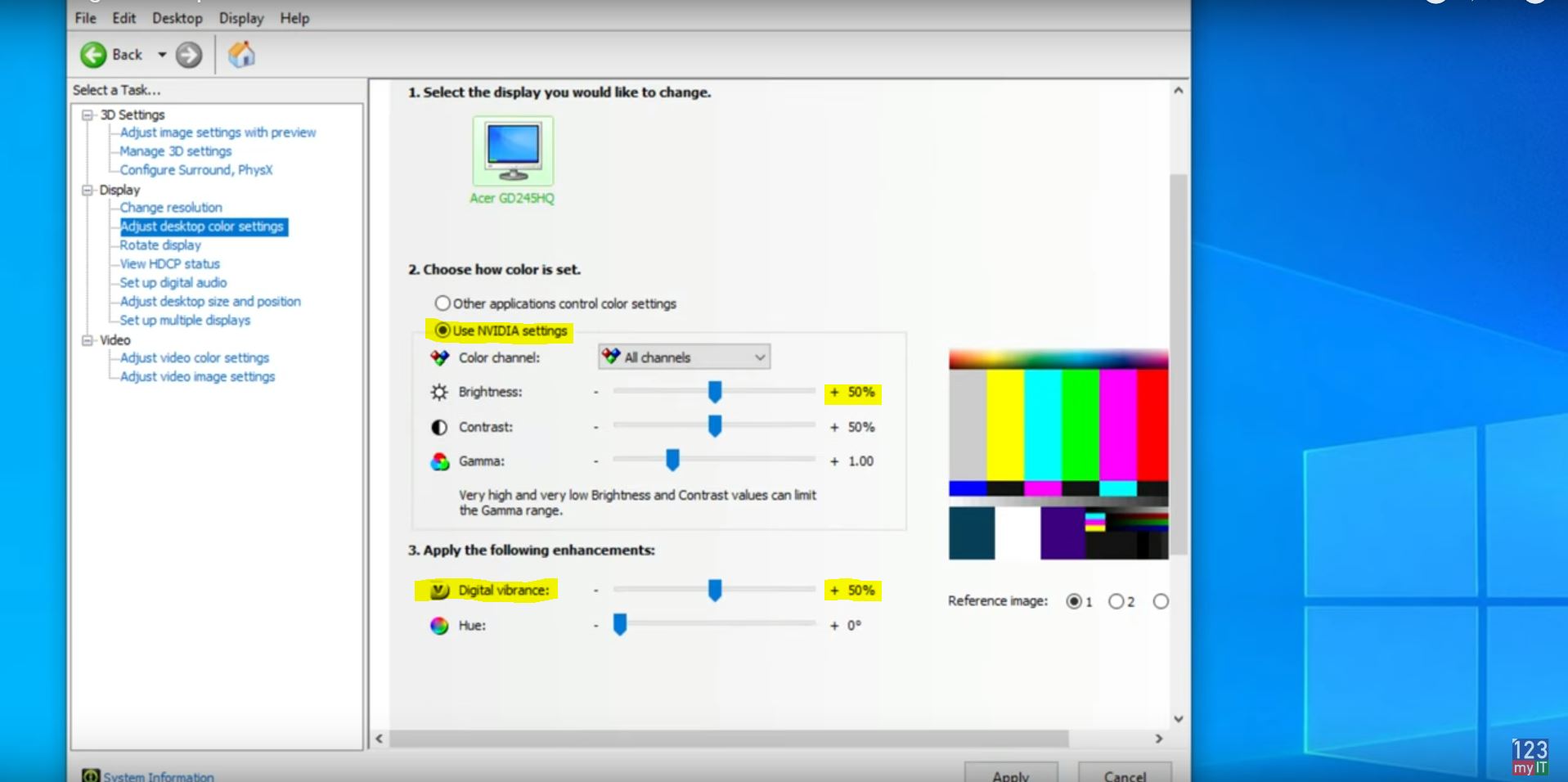 nvidia control panel