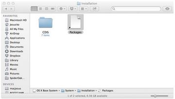 OS X Packages Directory