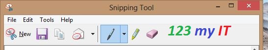 Snipping Tool Toolbar