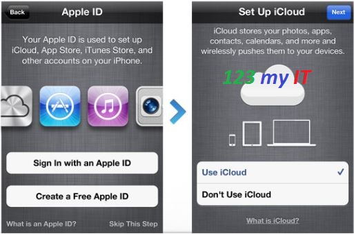 Turn on iCloud