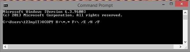 Xcopy Commands